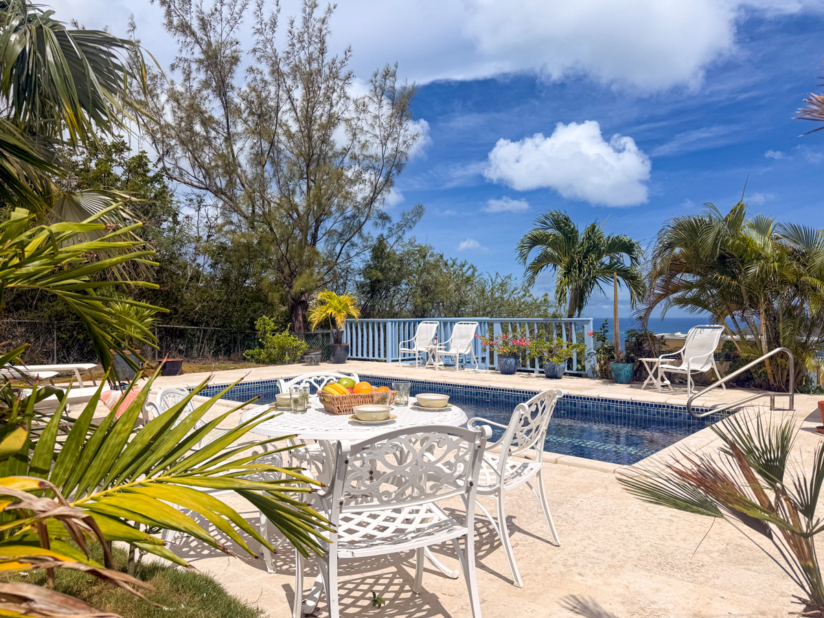 spyglass pool and seating view